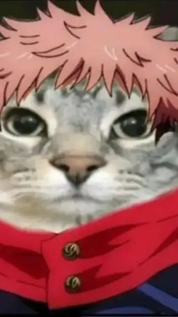 ai character: yuji itadori gato background