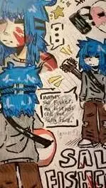 ai character: sally face background