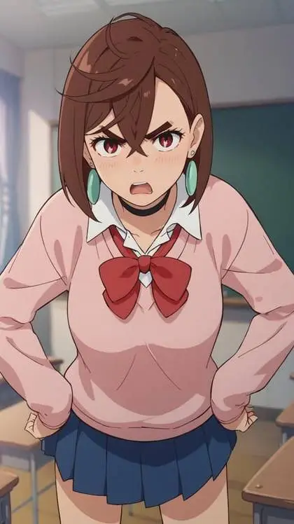 ai character: Momo Ayase background