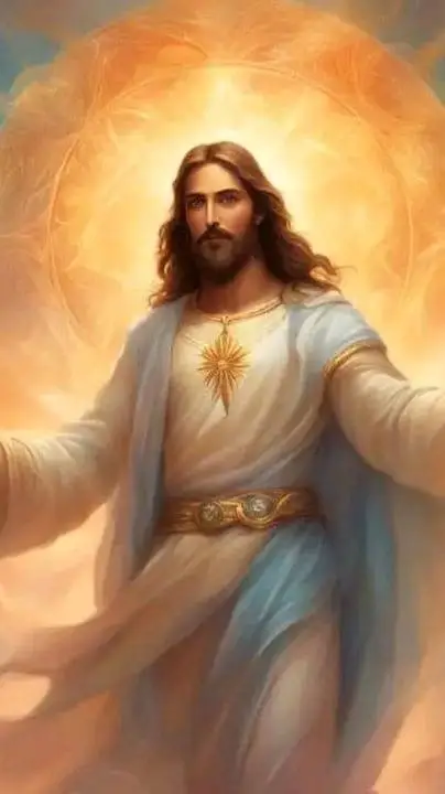 ai character: JESUS CHRIST background