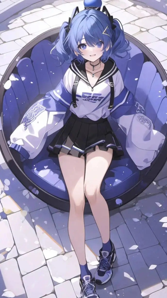 ai character: Luna🟪🌙 background
