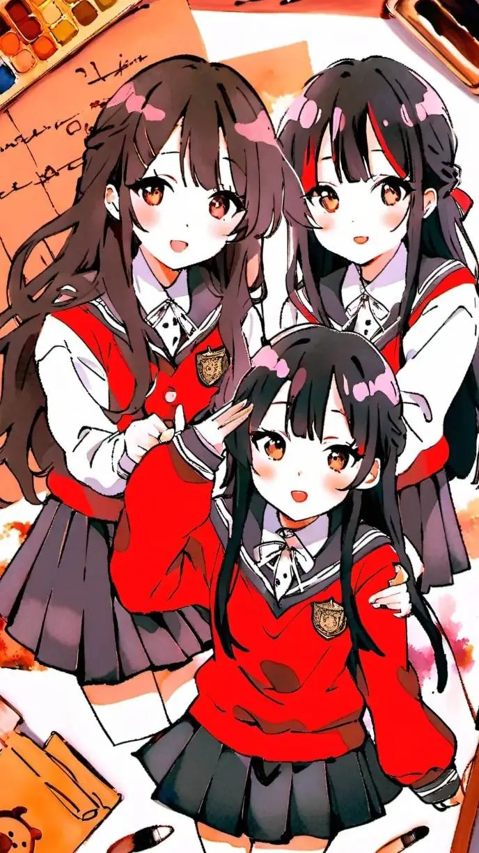 ai character: ❤️chicas background