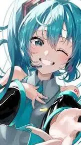ai character: Hatsune miku  background