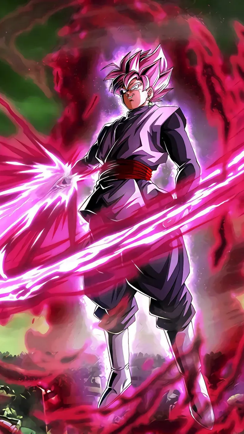 ai character: Goku black  background