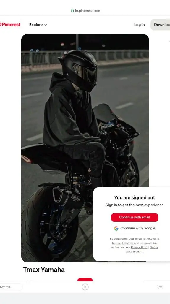 ai character: biker boyfriend background