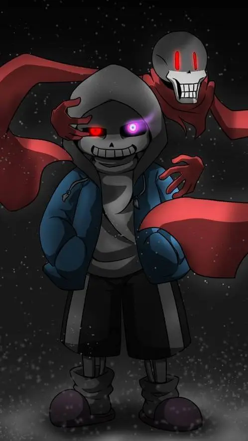 ai character: Dust Sans background