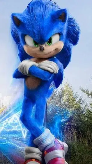 ai character: Sonic  background