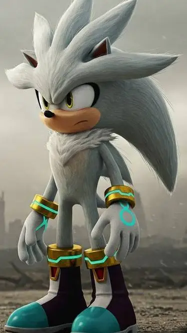 ai character: Silver  background