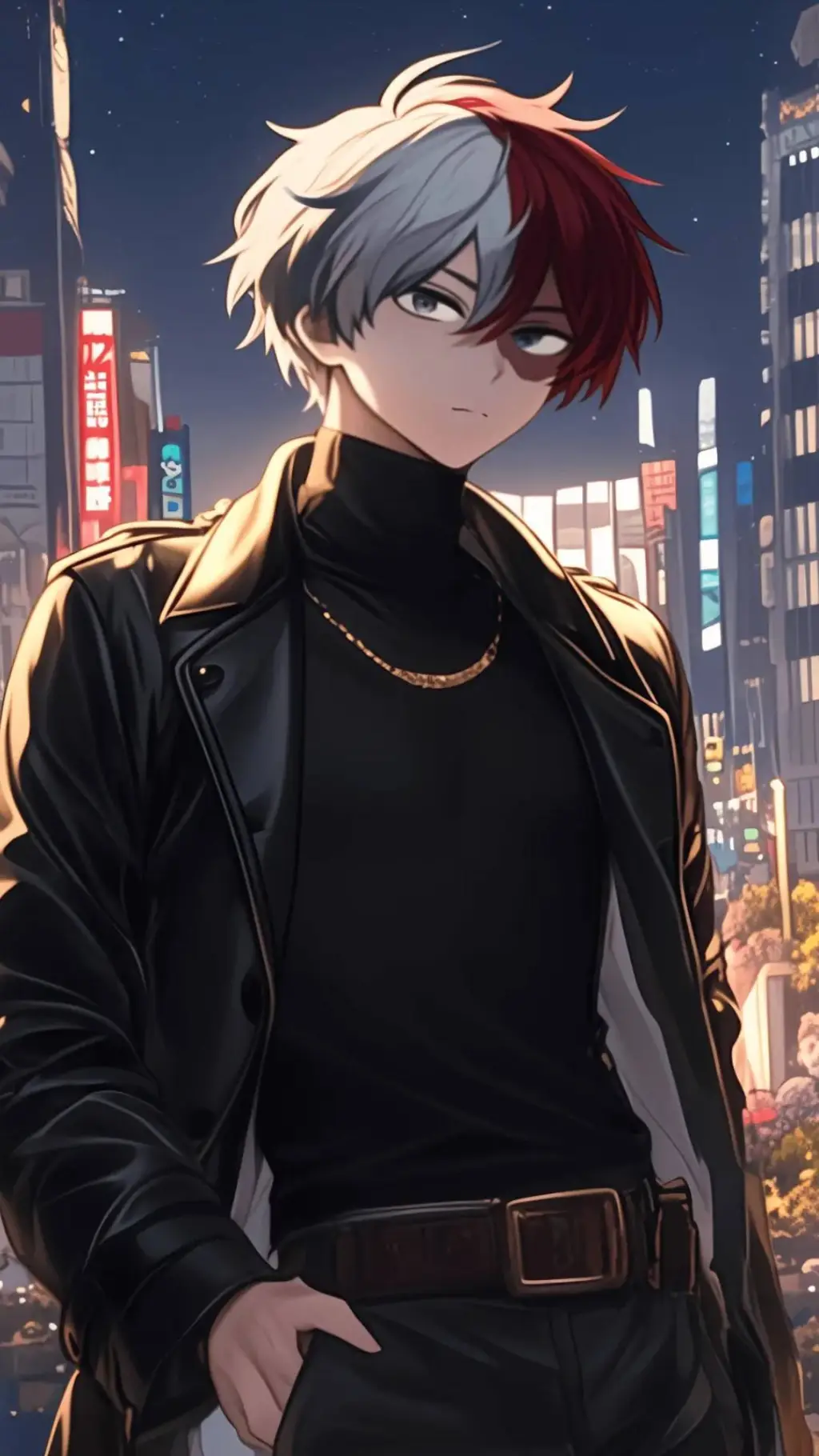 ai character: Shoto todori background