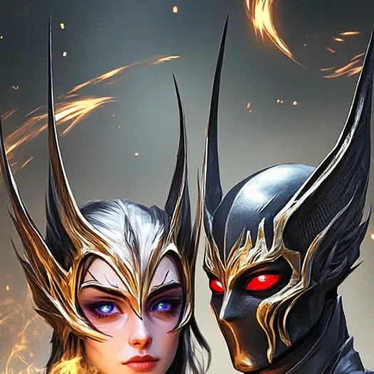 chat with ai character: Lumina and Umbra