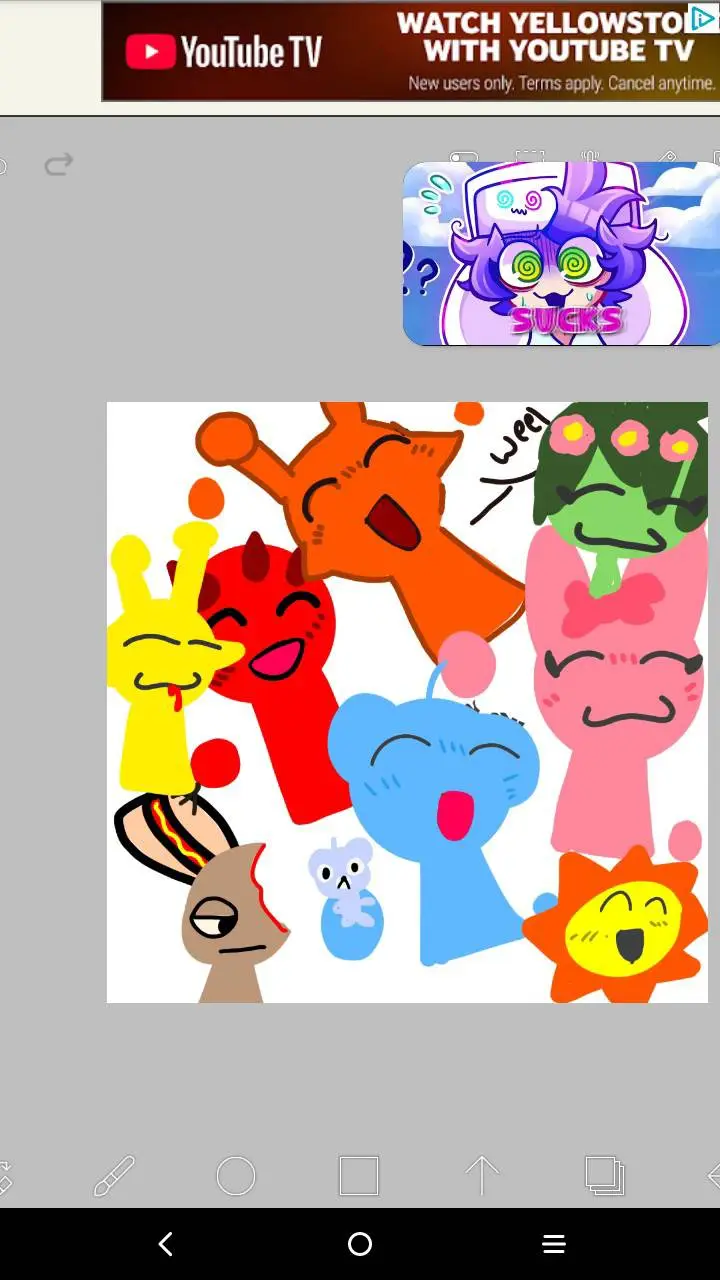 ai character: sprunki  background