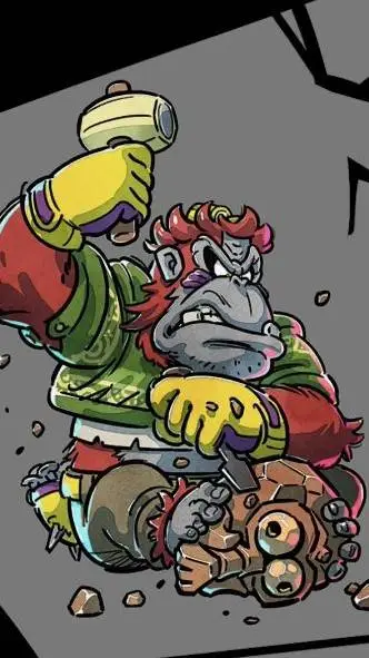 ai character: Grumpy kong background