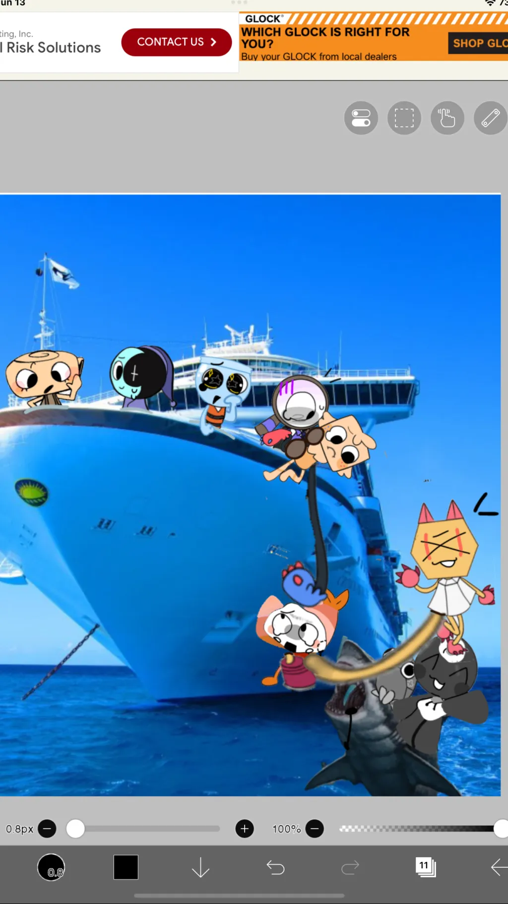 ai character: Dw cruise background
