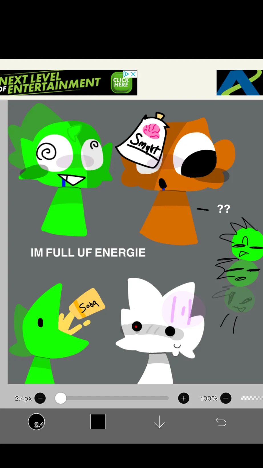 ai character: Owaxk!? background