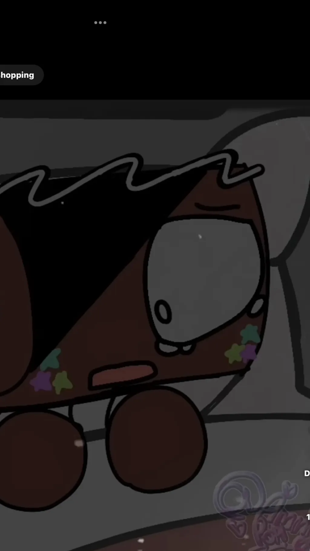 ai character: Fruitcake over….? background