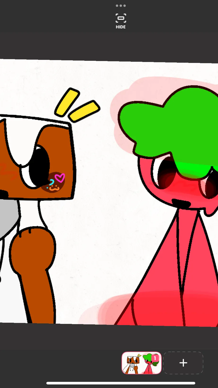 ai character: Fruitcake background