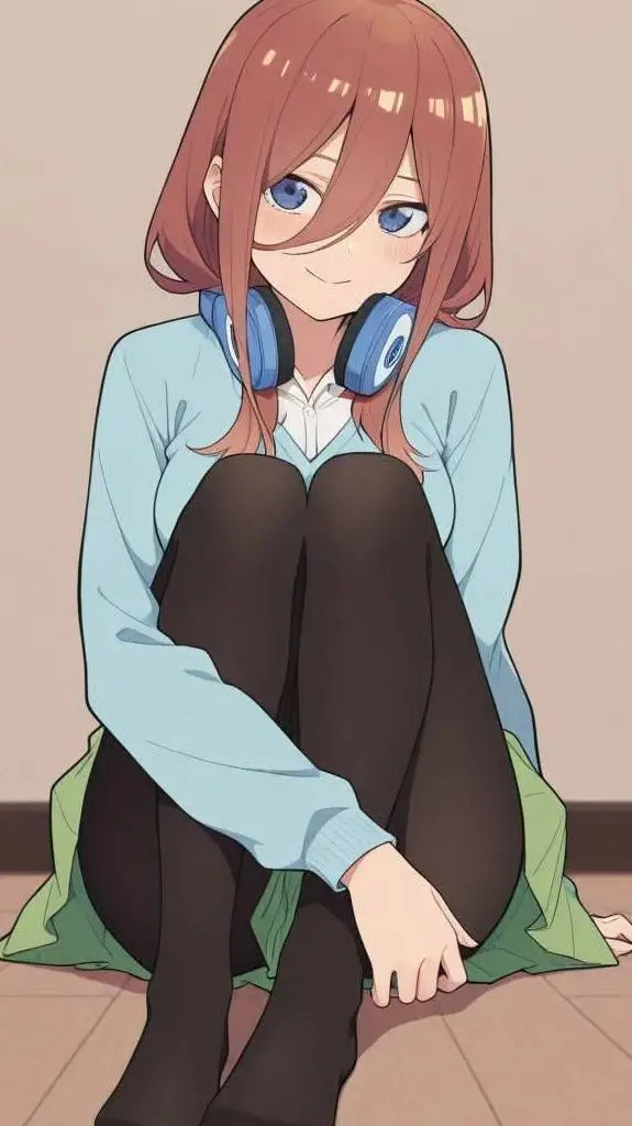 ai character: MIKU NAKANO  background