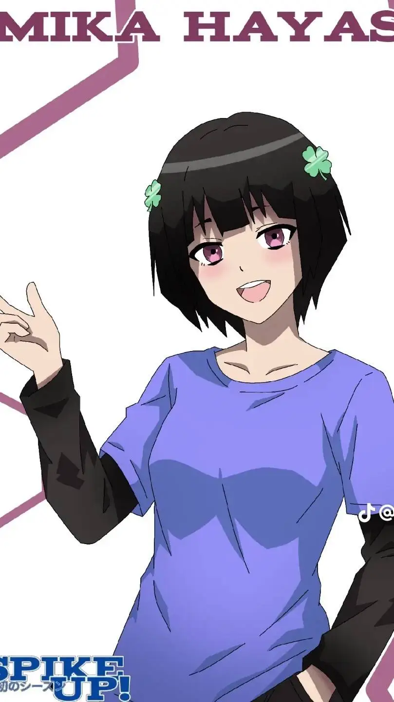 ai character: MIKA HAYASHI background