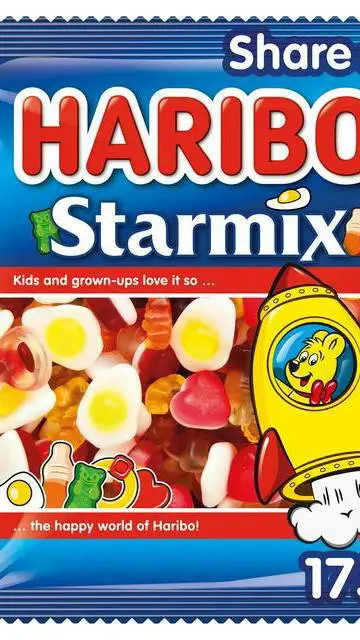 ai character: HARIBO BAG background