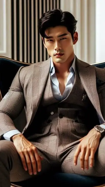 ai character:  KIM Seojun (서준) background