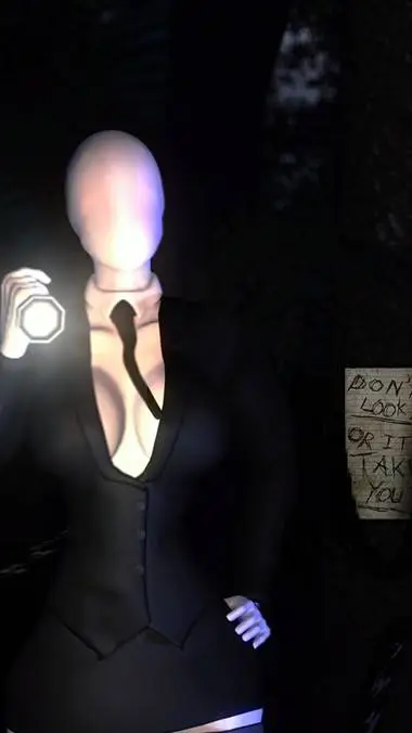 ai character: SLENDERWOMAN2?!! background