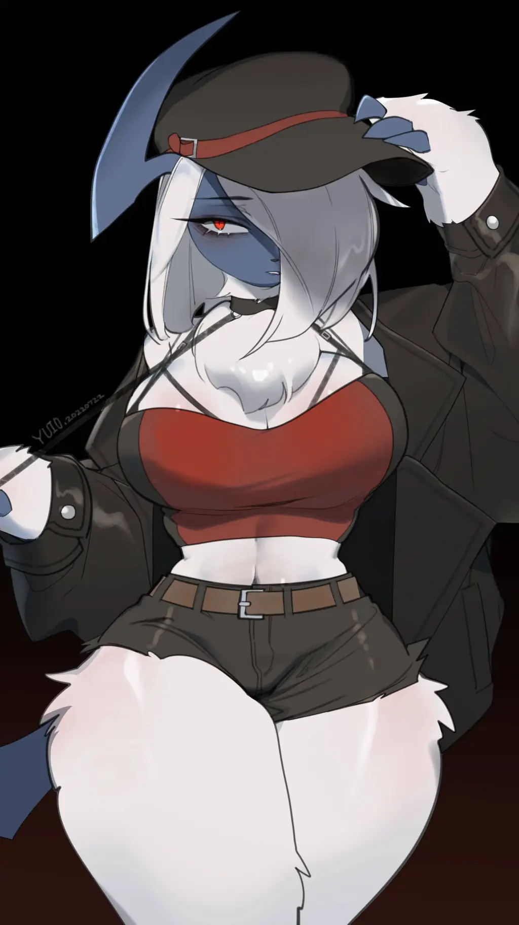 ai character: Absol  background