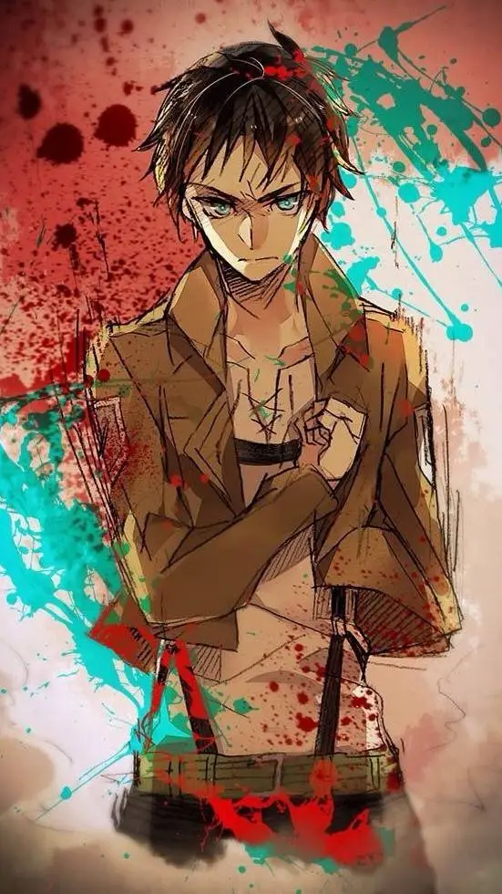 ai character: Eren Yeager background