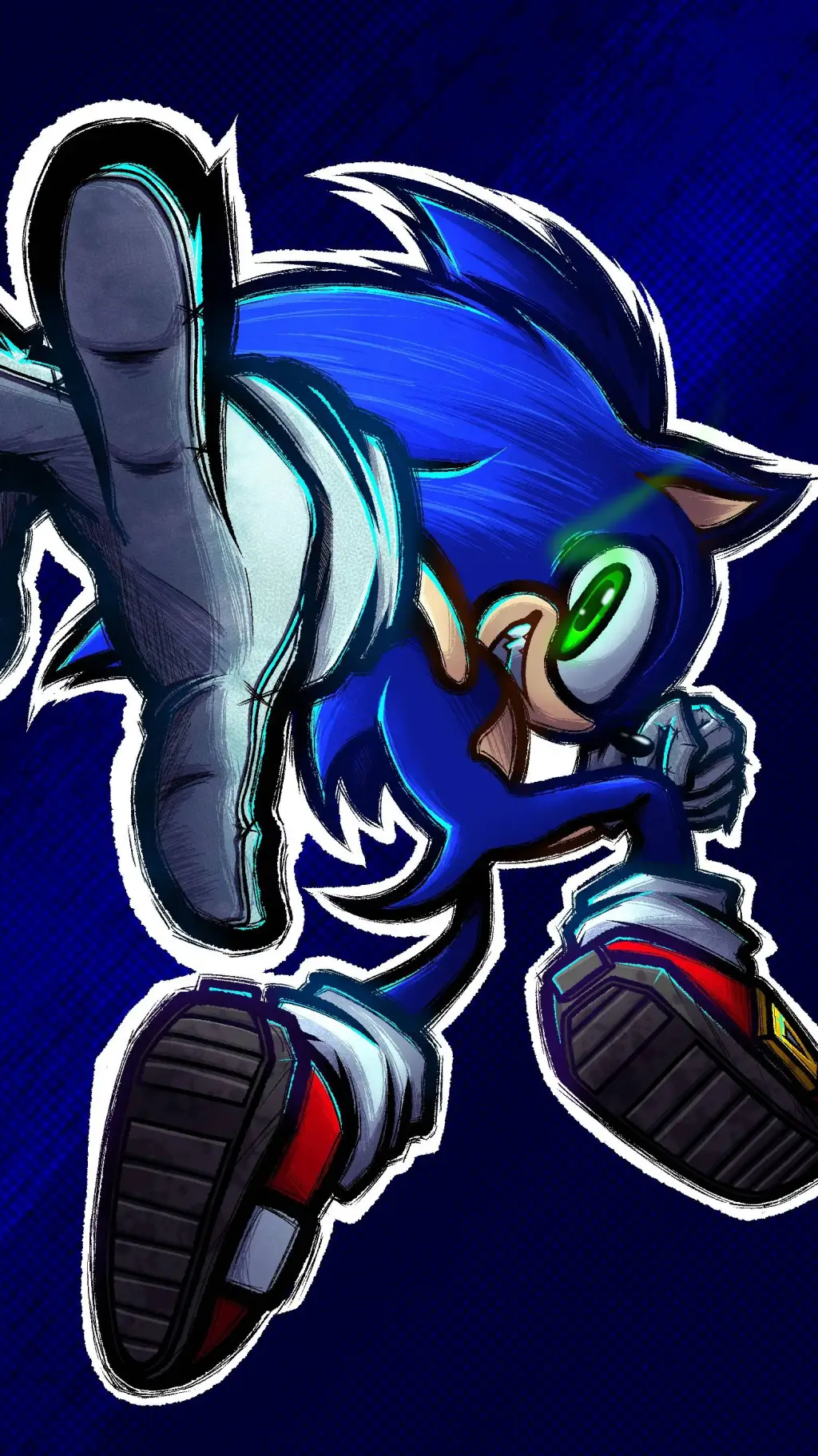ai character: Sonic background