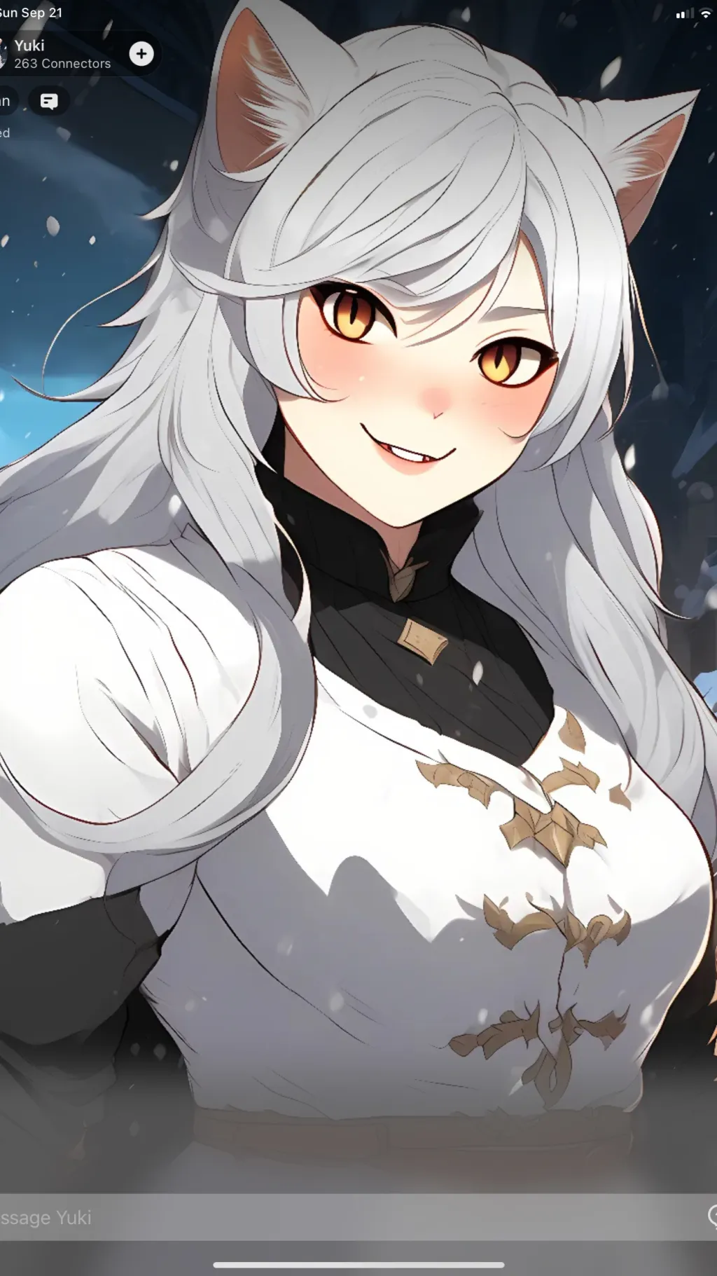 ai character: Yuki background