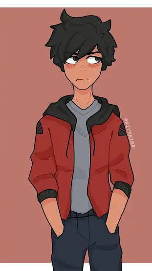 ai character: AARON ;D background