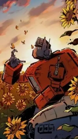 ai character: Optimus Prime background