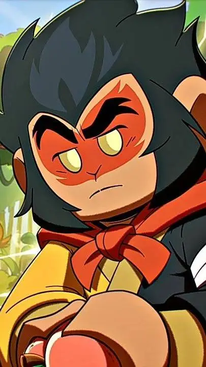 ai character: (~💜macaque💜~)  background