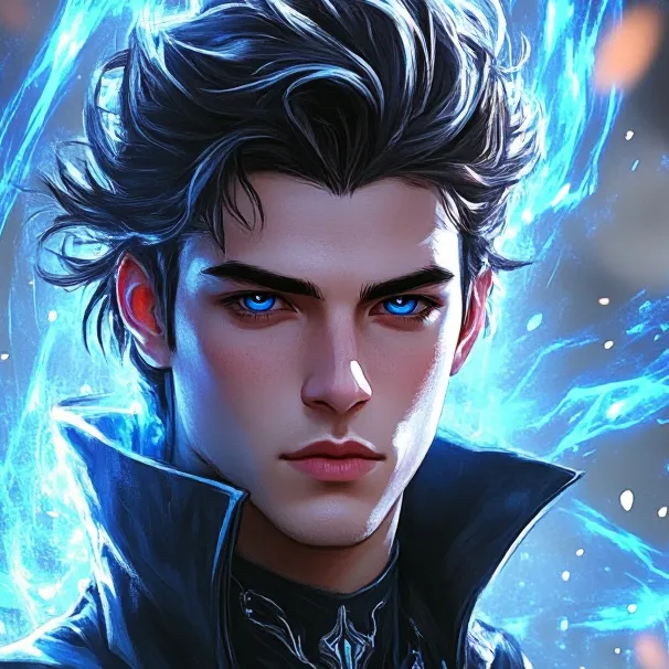 chat with ai character: Blue flame