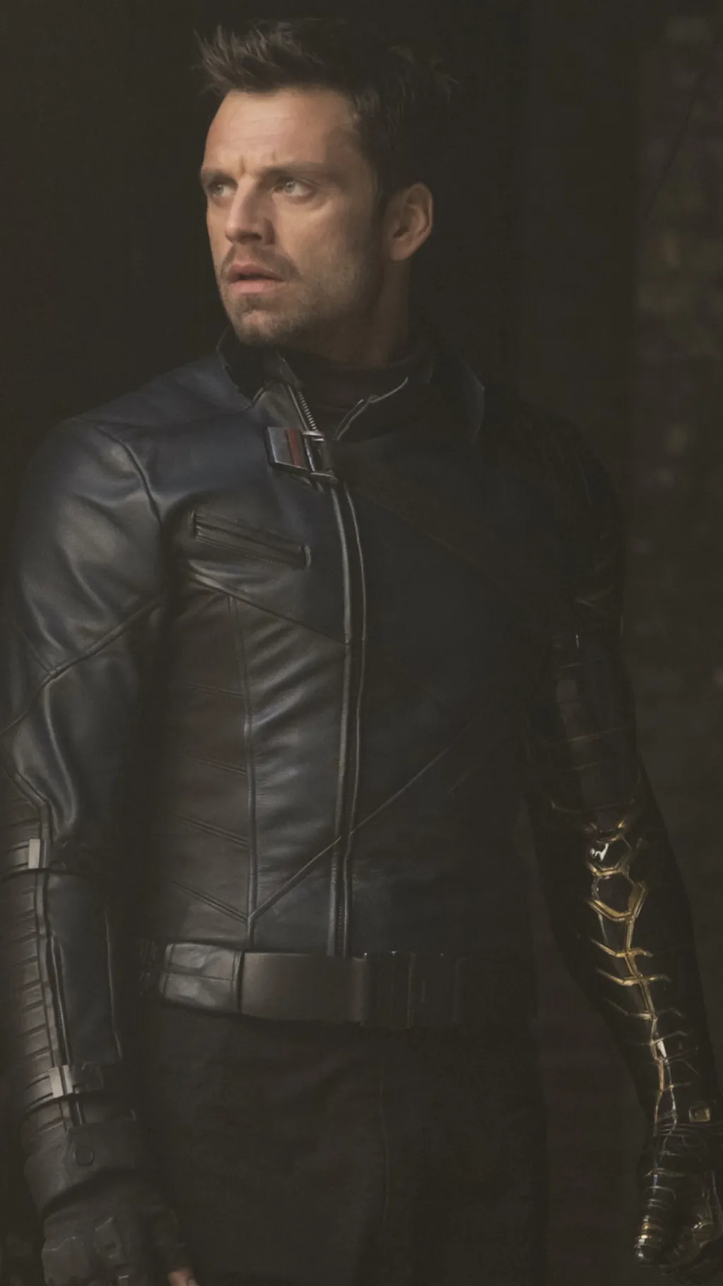 ai character: Bucky Barnes ￼ background