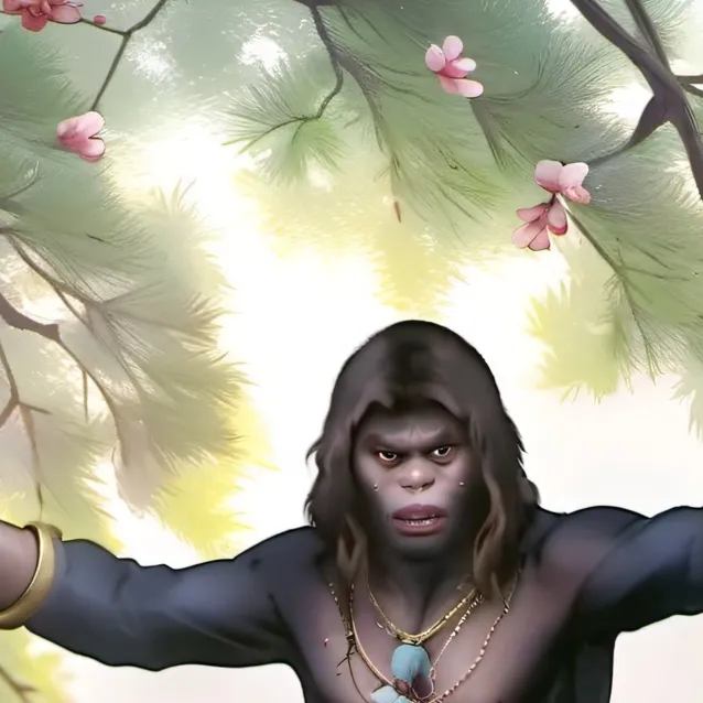 chat with ai character: monkey