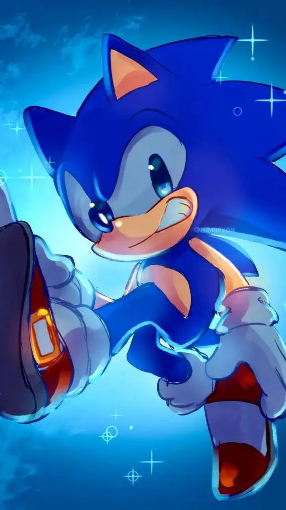 ai character: sonic the hedgehog background