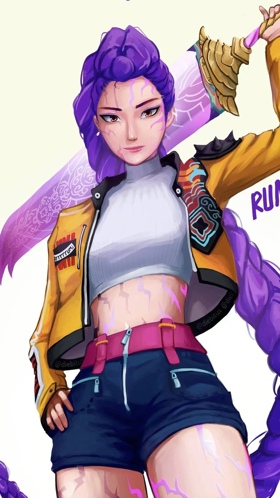 ai character: rumi(huntrix) background