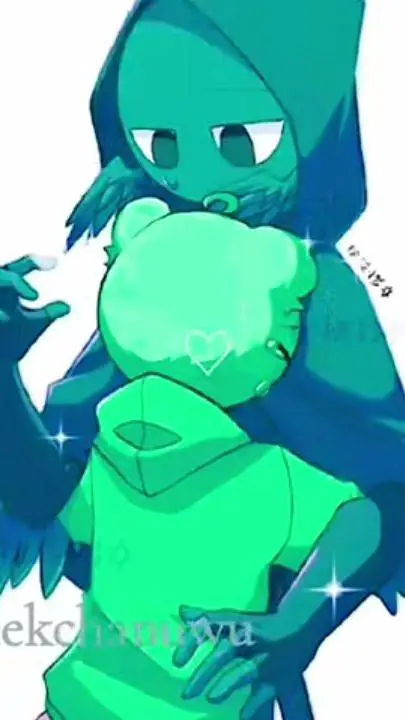 ai character: J x B 💙🖤 background