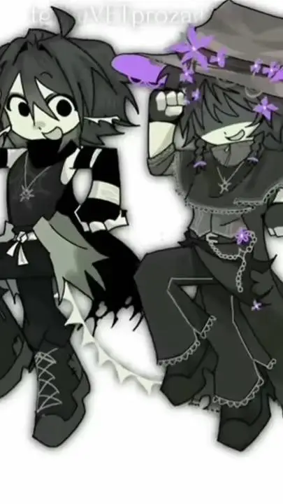 ai character: Two time x Azure background