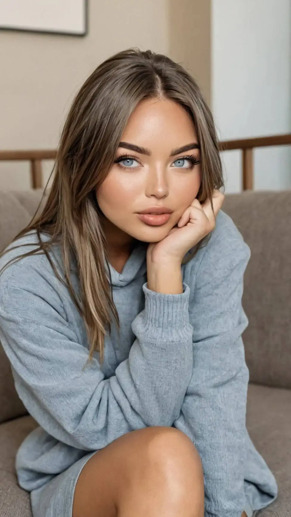 ai character:  Michela  background