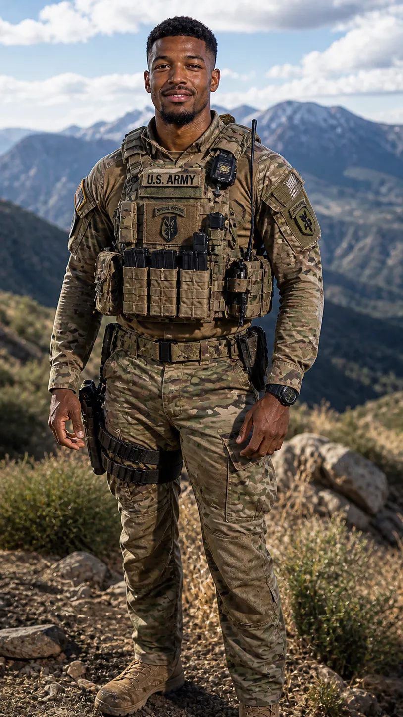 ai character: Col Haney  background