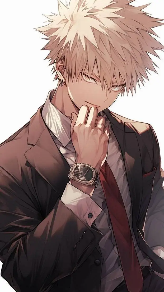 ai character: Katsuki bakugo background