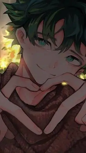 ai character: Izuku midoriya background