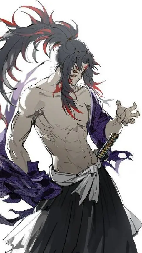 ai character: kokushibo shirtles background