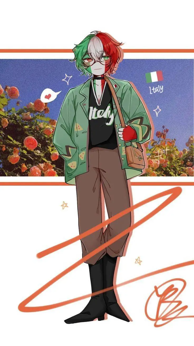 ai character:  Kny,jjk in ita 🇮🇹 background