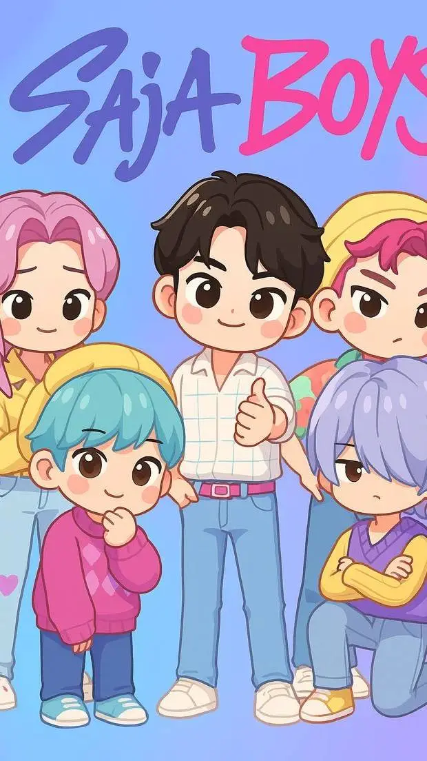 ai character: Saja boys ITA background