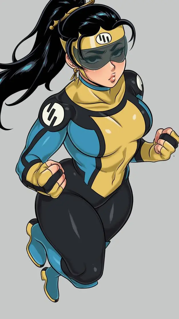 ai character: invencible fem background