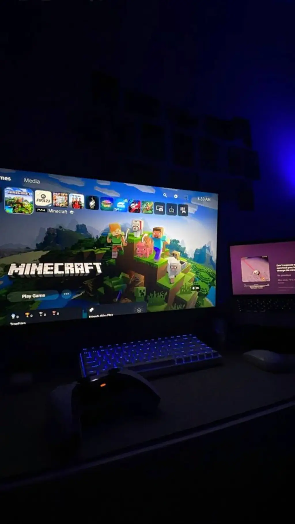 ai character: your game set up background