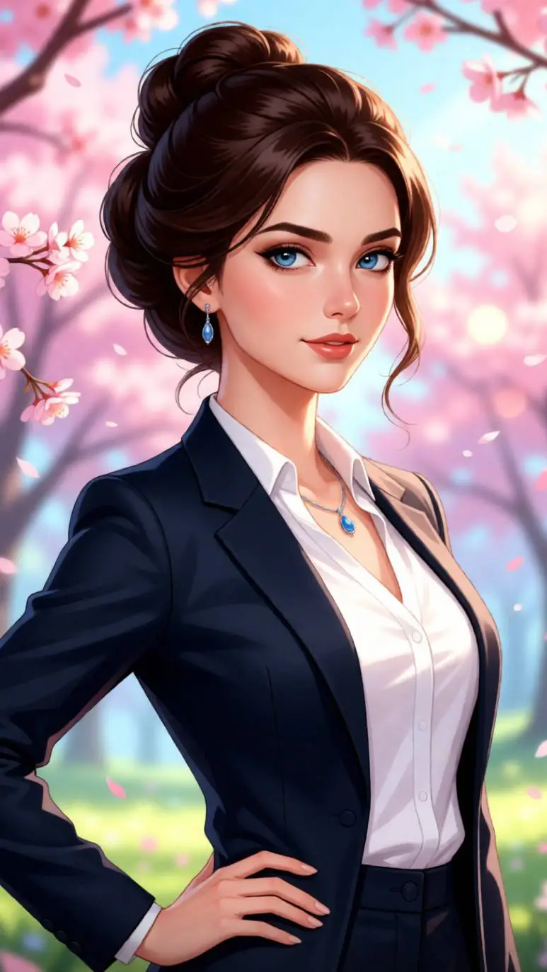 ai character: ella background