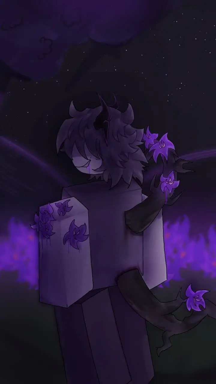 ai character: 🪻NightShade🫐 background